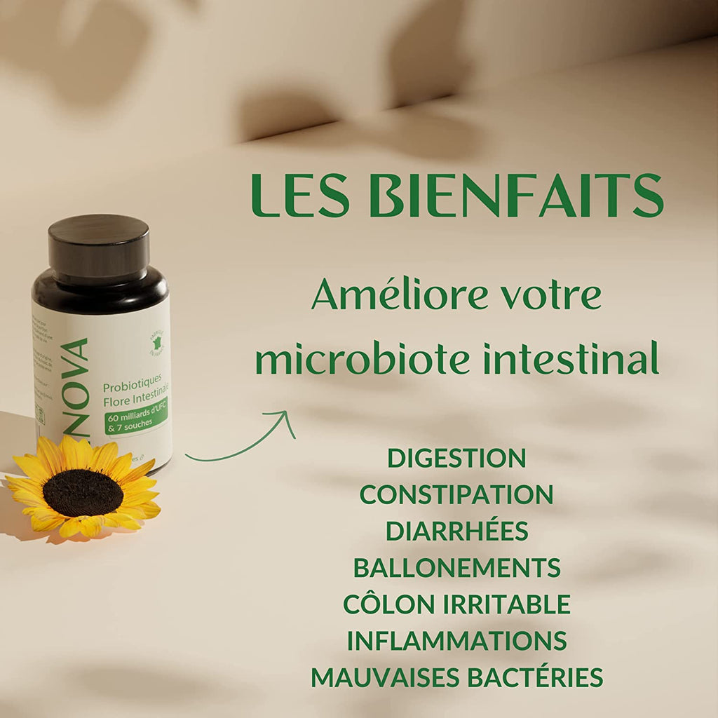 PROBIOTIQUE FLORE INTESTINALE - Laboratoires Enova